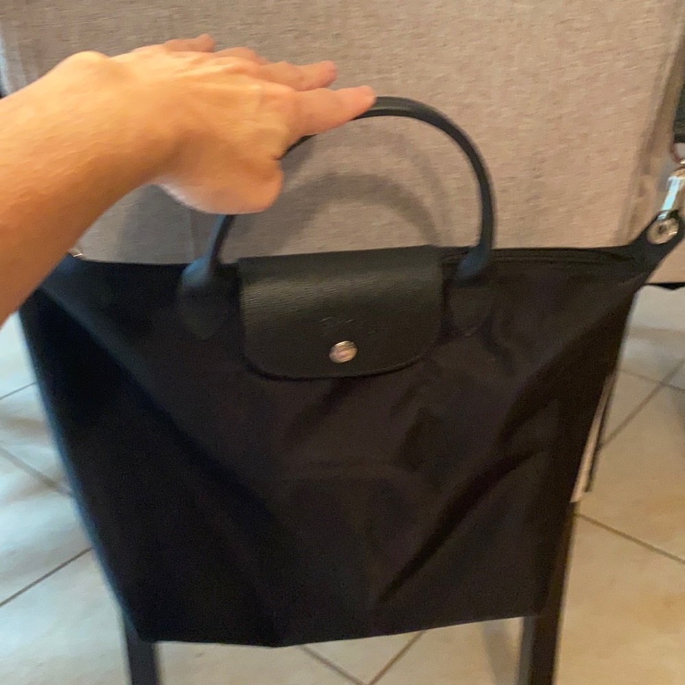 Lonchamp La Pilage black shoulder  bag